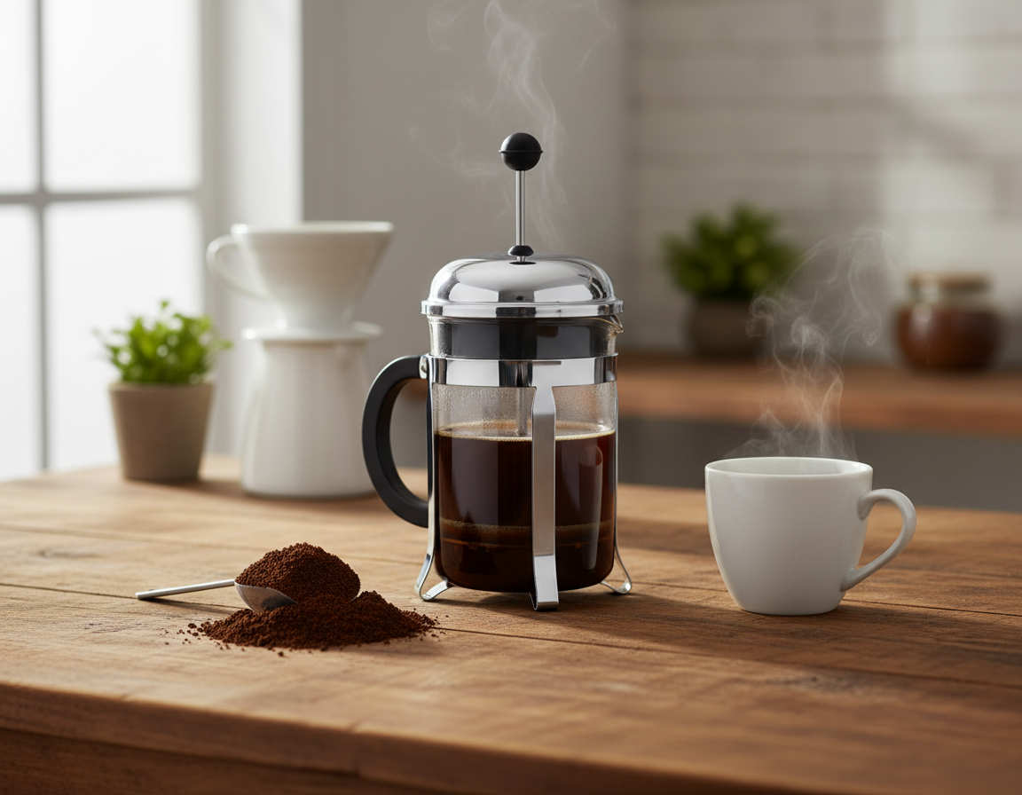 French press příprava kávy - Jednoduchá, rychlá a výborná arabika