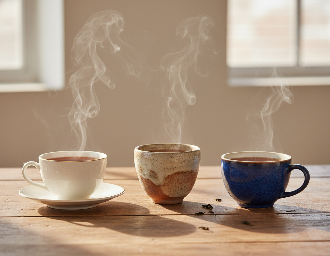 Porcelán vs. kamenina: jak vybrat čajové nádobí