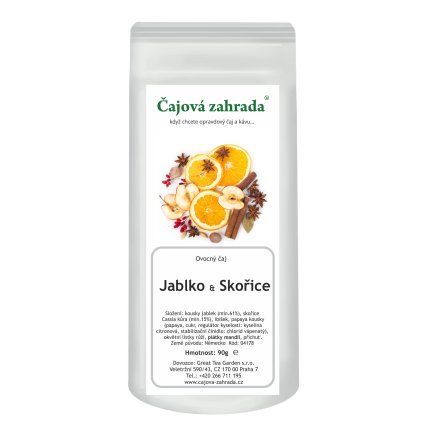 Jablko & Skořice – ovocný sypaný čaj (Varianta ovocný čaj 500g)