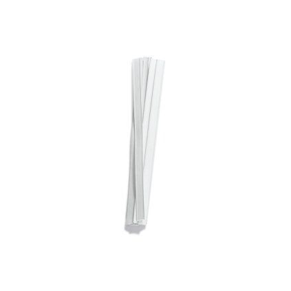 Uzavírací bílá spona na sáček 15cm