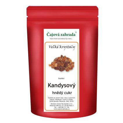 Kandys hnědý – velké krystaly (Varianta Kandys hnědý 300g)