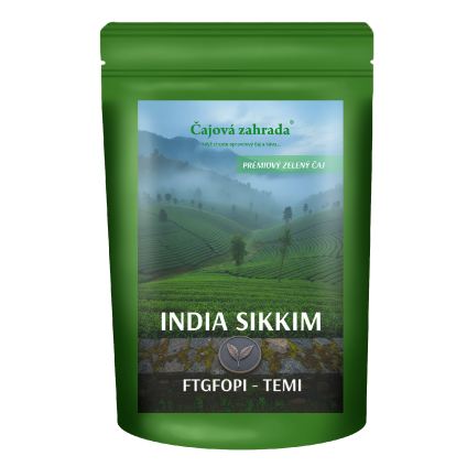 India Sikkim Temi Green – zelený čaj (Varianta zelený čaj 60g)