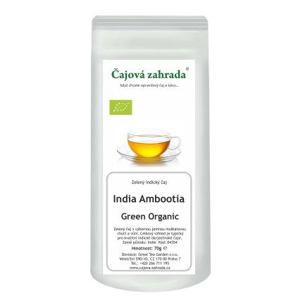 India Darjeeling Ambootia Green Organic – zelený čaj (Varianta zelený čaj 70g)