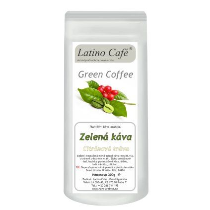 2160 zelena kava s citronovou travou