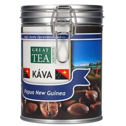 Káva arabica v dóze - Papua Nová Guinea