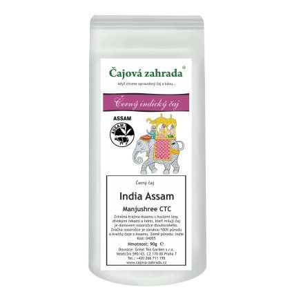 India Assam Manjushree CTC – černý čaj (Varianta černý čaj 90g)