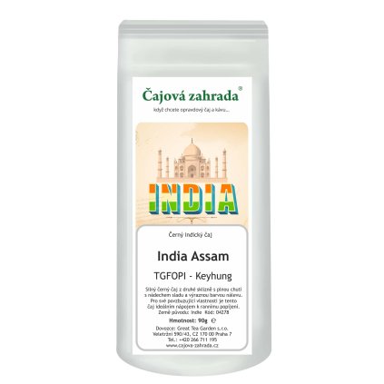 India Assam TGFOPI Keyhung – černý čaj z druhé sklizně (Varianta černý čaj 1000g)