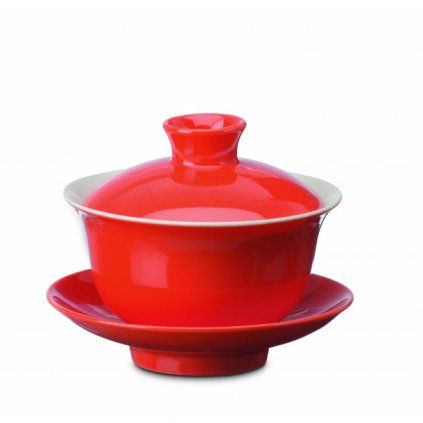 Souprava Gaiwan (Zhong) Hao oranžová