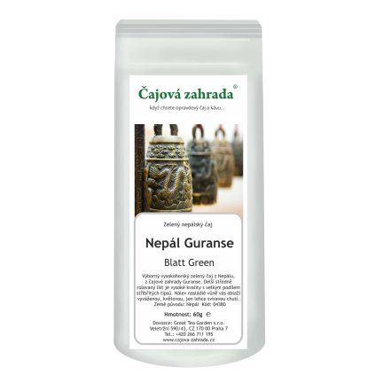 Nepál Guranse Blatt Green – zelený čaj (Varianta zelený čaj 500g)