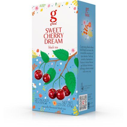 Černý ochucený čaj Cherry dream - Třešeň