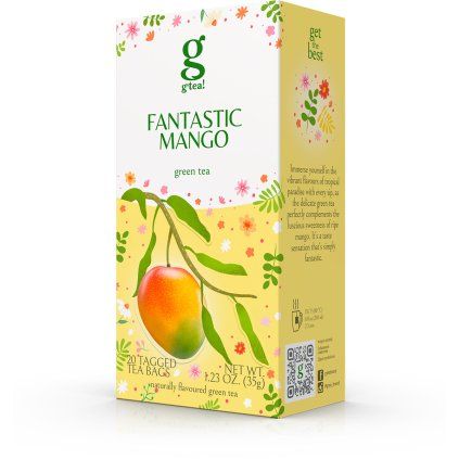 Zelený ochucený čaj Fantastic mango