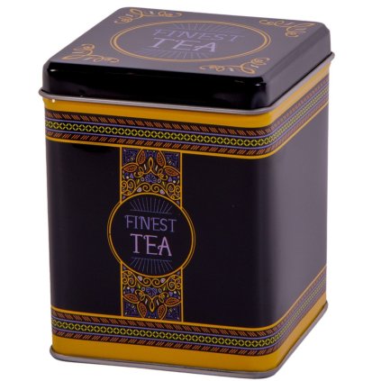 doza finest tea 100 g tmava hranata cajova doza 6ec17259