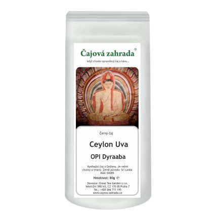 Ceylon Uva OPI Dyraaba – černý čaj (Varianta černý čaj 1000g)