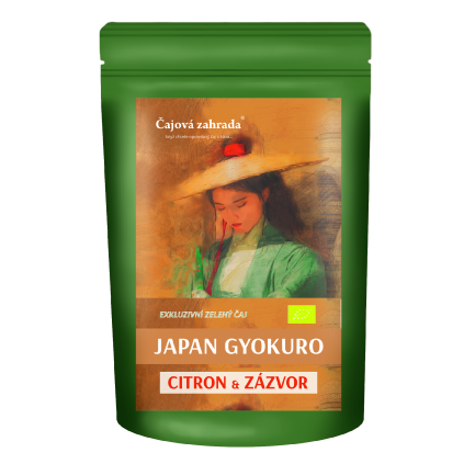 Japan Gyokuro Prémium – Zázvor/Citron – zelený čaj (Varianta zelený čaj 50g)