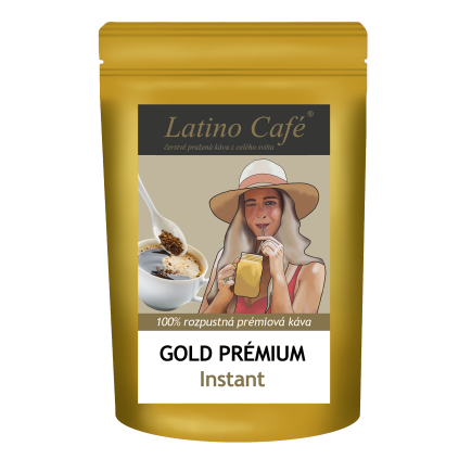 Latino Café ® Instant GOLD Prémium – rozpustná káva (Varianta Gold instant 200g)