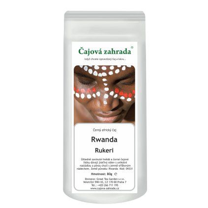 Rwanda Rukeri – černý čaj s medově kořeněným tónem (Varianta černý čaj 1000g)