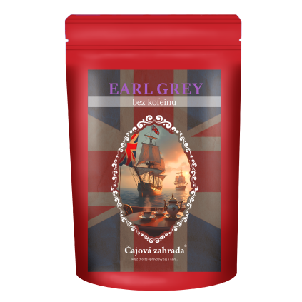 Earl Grey bez kofeinu – černý ochucený čaj (Varianta černý čaj 500g)
