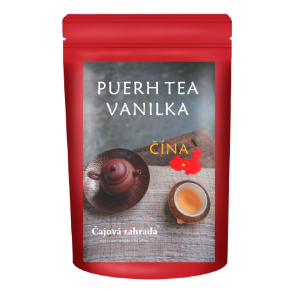 Puerh Tea Vanilka – černý ochucený čaj z Yunnanu (Varianta černý čaj 1000g)