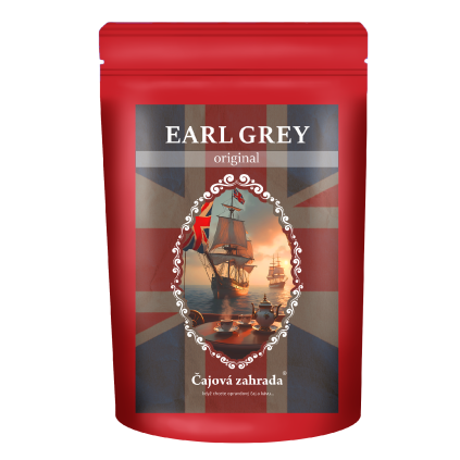 Earl Grey – černý ochucený čaj s bergamotovou silicí (Varianta černý čaj 90g)
