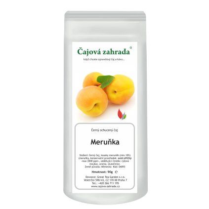 Meruňka – černý ochucený čaj (Varianta černý čaj 90g)