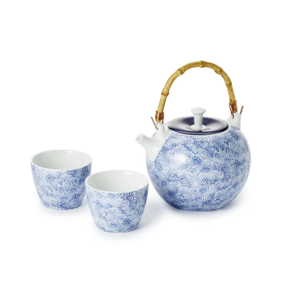 Čajová porcelánová souprava Mizu