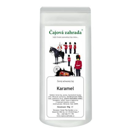 Karamel – černý ochucený čaj (Varianta černý čaj 1000g)