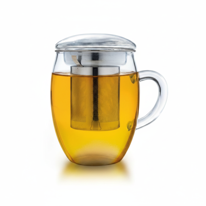 Skleněný hrnek All in Ono 400ml Nezerový filtr a s nálevem
