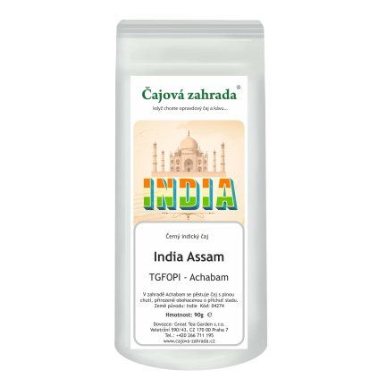 India Assam TGFOPI Achabam – černý čaj (Varianta černý čaj 1000g)