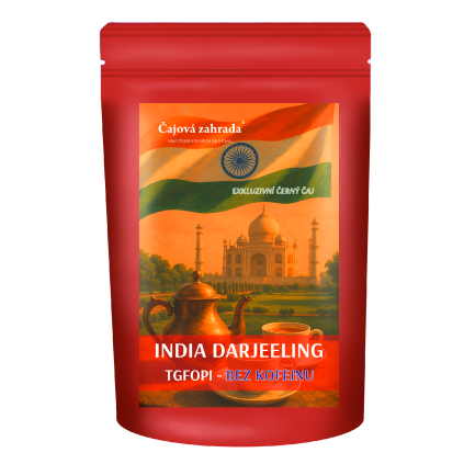 India Darjeeling TGFOPI – černý čaj bez kofeinu (Varianta černý čaj 500g)