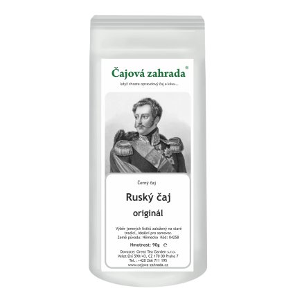 Ruský čaj – směs černých čajů s lehce kouřovým tónem (Varianta černý čaj 500g)