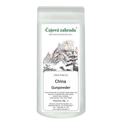 China Gunpowder – zelený čaj (Varianta zelený čaj 90g)