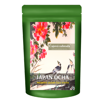 Japan Ócha – ochucený zelený čaj s jahodou a pivoňkou (Varianta zelený čaj 1000g)