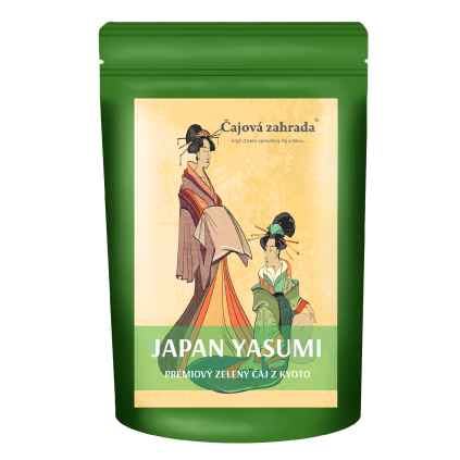 Japan Yasumi – zelený čaj s třešní, smetanou a mátou (Varianta zelený čaj 1000g)