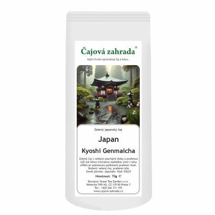 Japan Genmaicha Kyoshi – zelený čaj (Varianta zelený čaj 70g)
