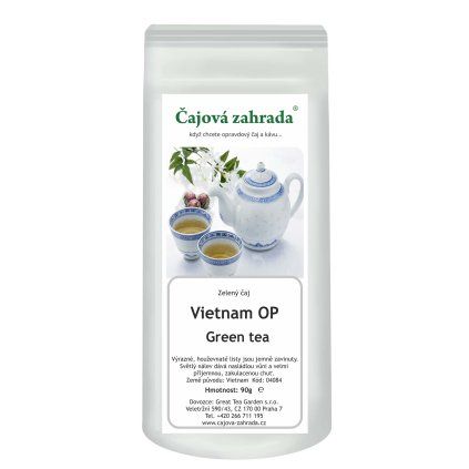 Vietnam OP Green – vietnamský zelený čaj (Varianta zelený čaj 1000g)