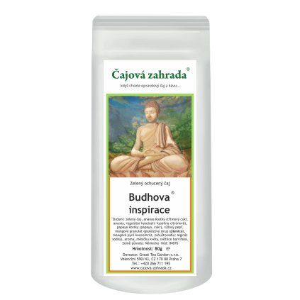 Budhova inspirace® – zelený ochucený čaj s exotickým ovocem (Varianta zelený čaj 500g)
