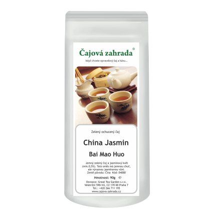 China Jasmín Bai Mao Huo – jasmínový čaj (Varianta zelený čaj 1000g)