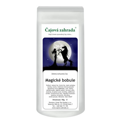 Magické bobule – zelený ochucený čaj (Varianta zelený čaj 500g)