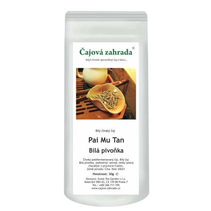 China Pai Mu Tan – bílý čaj (Varianta bílý čaj 1000g)