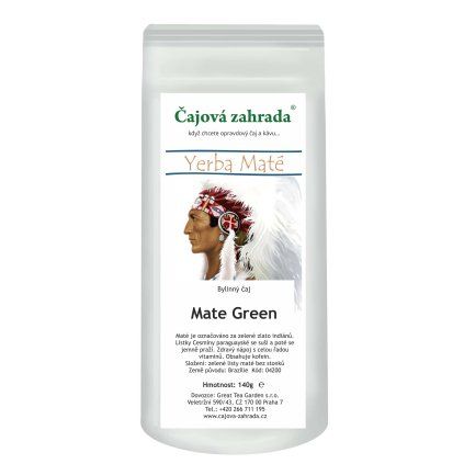 Mate Green – zelené yerba maté bez stonků (Varianta mate čaj 140g)
