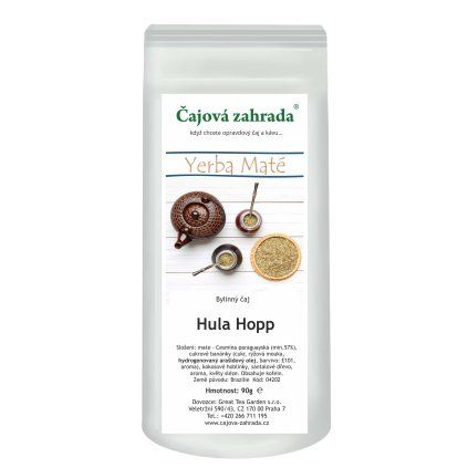 Mate Hula Hopp – maté s banánem, kokosem a slézem (Varianta mate čaj 90g)
