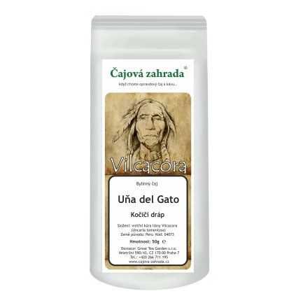 Vilcacora (Uňa del Gato) – Kočičí dráp, sypaný bylinný čaj (Varianta kočičí dráp 50g)