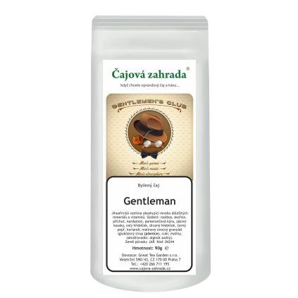Rooibos Gentleman – kořeněná směs s malinou a pomerančem (Varianta rooibos čaj 1000g)
