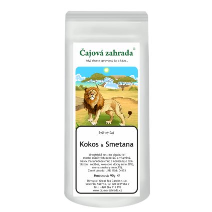 Rooibos Kokos & Smetana – sypaný čaj (Varianta rooibos čaj 1000g)