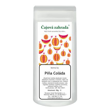 Rooibos Piňa Colada – sypaný čaj bez kofeinu (Varianta rooibos čaj 500g)
