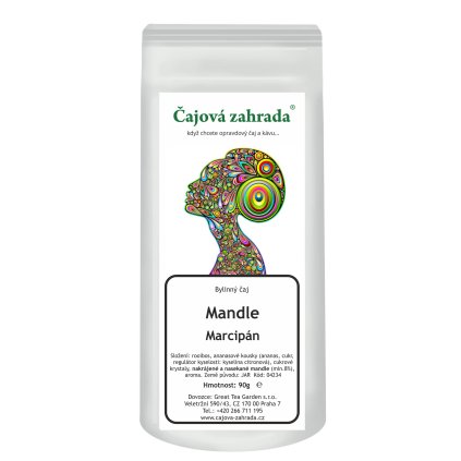 Rooibos Mandle & Marcipán – sypaný bylinný čaj (Varianta rooibos čaj 1000g)