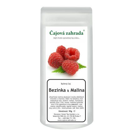 Rooibos Bezinka & Malina – sypaná bylinná směs (Varianta rooibos čaj 500g)
