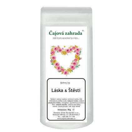 Rooibos Láska a štěstí – zelený rooibos s čokoládou a mandlemi (Varianta rooibos čaj 1000g)