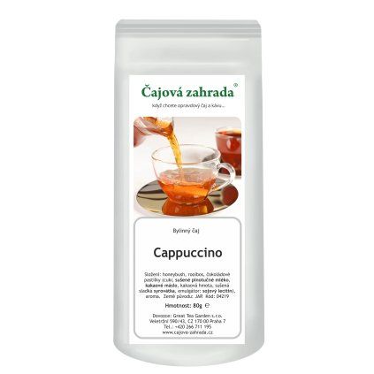 Honeybush Cappuccino – sypaná směs bez kofeinu (Varianta honeybush čaj 500g)
