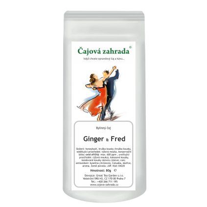 Honeybush Ginger & Fred – hruška, zázvor a skořice (Varianta honeybush čaj 80g)